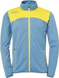 Kempa Emotion 2.0 Polyesterjack Dove Blauw-Limoen Geel Maat L