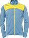 Kempa Emotion 2.0 Polyesterjack Dove Blauw-Limoen Geel Maat L