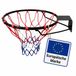 Relaxdays Panier de basket Ø 45 cm - Noir