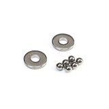Team Losi Racing Tungsten Carbide Thrust Balls & Washers: 22