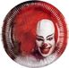 Boland Assiettes de fête Horreur clown 23 cm 6 pièces