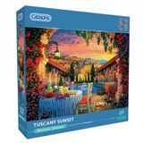 Gibsons Tuscany Sunset (door Dominic Davison) - 1000 stukjes Legpuzzel