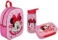4KidsOnly Textiel Trade B.V. Minnie Mouse schoolset; rugzak en lunchset