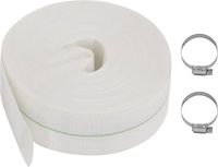 vidaXL - Platte slang - 2'' - 25 m - PE - Wit