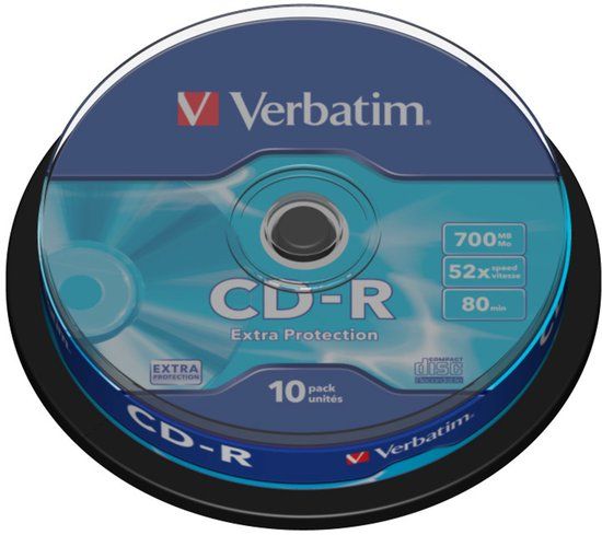 Verbatim CD-R Extra Protection - 10 stuks / spindle