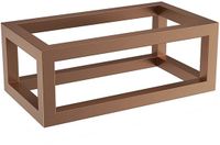 Wiesbaden Nick Frame voor Fontein 39,5 x 15 x 21,5 cm - Geborsteld Brons Koper