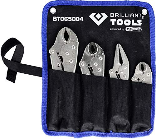 BRILLIANT TOOLS BT065004 Fixeertangen/griptangenset, 4-dlg