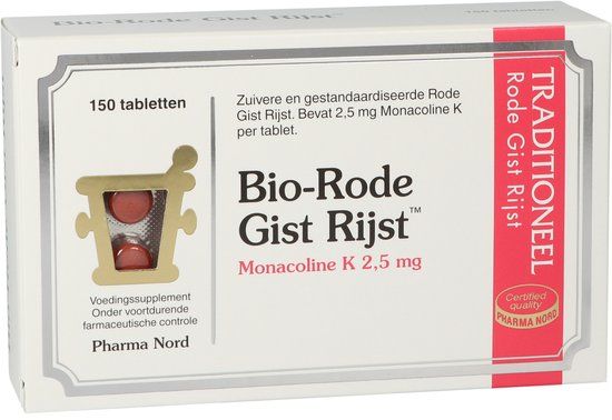 Pharma Nord Bio-Rode Gist Rijst 150 tabletten