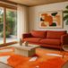 LOLA&MOI Vloerkleed Swing Orangeade 140 x 200 cm