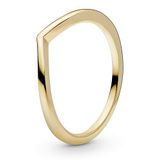 Pandora Shining Wish 14-karaats vergulde ring, 60