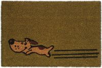 Merkloos Relaxdays Deurmat Kokos 40 x 60 cm met Hond