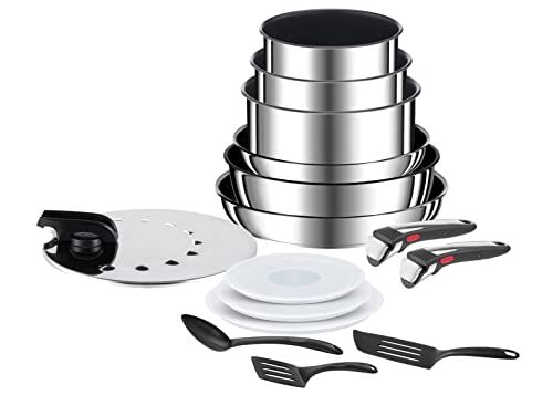 Tefal Ingenio Preference On pannenset, 15-delig, roestvrij staal, inductie L9749802