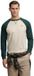 Superdry Vintage Athletic Baseball Top Heren Pumice Marl/Enamel Green