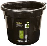Kerbl Flatback Voer- en wateremmer - Zwart - 20liter