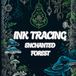 Enchanted Forest Ink Tracing: A Reverse Coloring Book for Adults and Teens