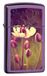 Zippo Stormaansteker, bloemen, slank hoogglans paars