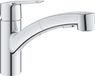 GROHE Keukenmengkraan met uittrekbare douche, QUICKFIX Start, 2 straalpatronen, 90° draaibereik, artikelnummer 30531001