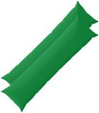 vidaXL Kussensloop 2 pcs HEERLEN Groen 40 x 145 cm Polyester