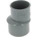 Nicoll - Réduction excentrée extérieure, Ø 50/40, mâle-femelle, à coller, gris, en PVC