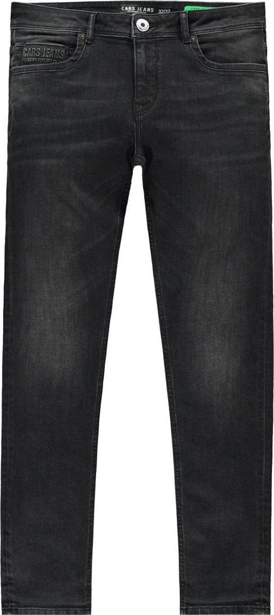 Cars Jeans Heren DOUGLAS DENIM Regular Fit BLACK USED - Maat 31/32