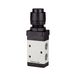 RIEGLER 115994-515.4000 3/2-weg ventiel, handmatig »M3«, drukknop, NC, monost., G1/8, zw, 1st