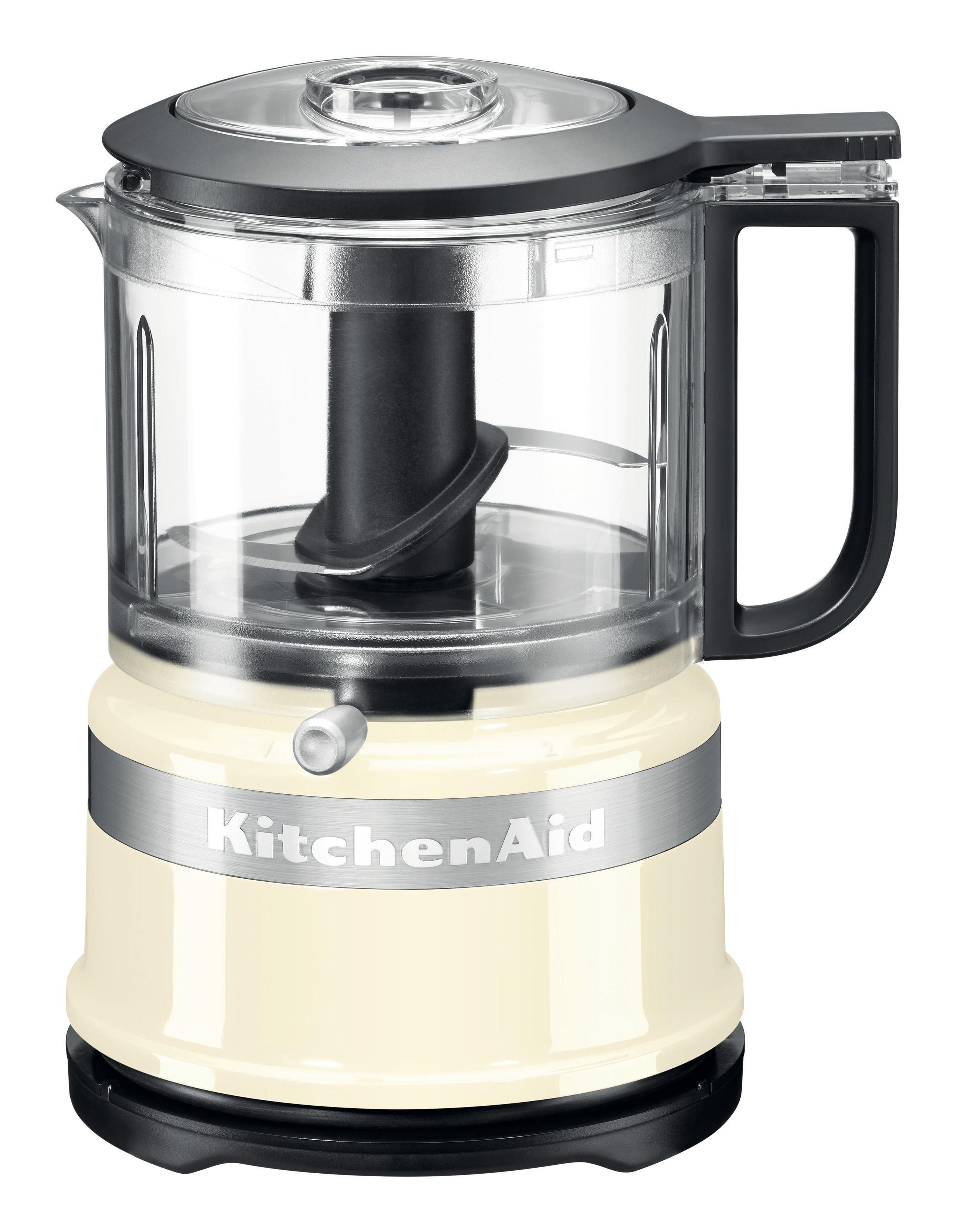 KitchenAid 5KFC3516EAC Mini Foodprocessor - Zwart, Crème, Roestvrijstaal