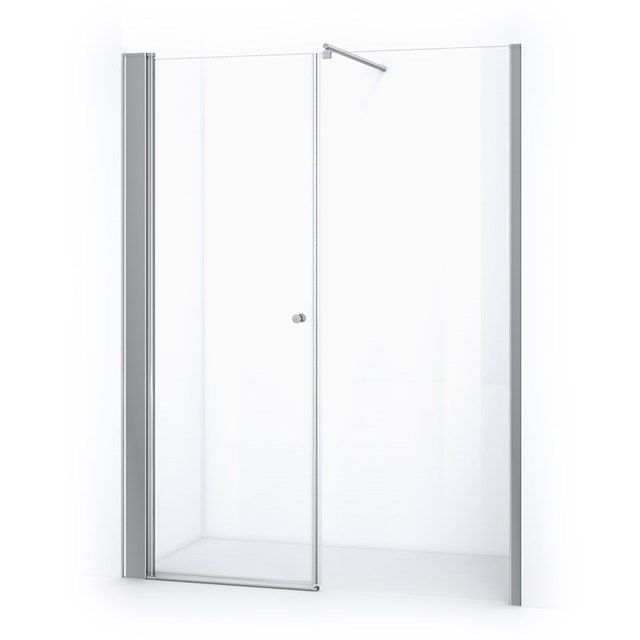Maxaro Douchewand met Draaideur Zircon Comfort 160cm Chroom