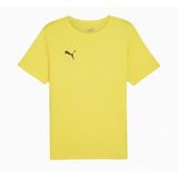 PUMA Voetbalshirt Teamrise - Faster Yellow/zwart Kids, maat YXL/164 cm