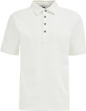WE Fashion Heren regular fit polo Wit Katoen Maat: XL