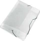 Veloflex 4443290 Crystal Opbergdoos DIN A4 Transparant PP met Elastiek