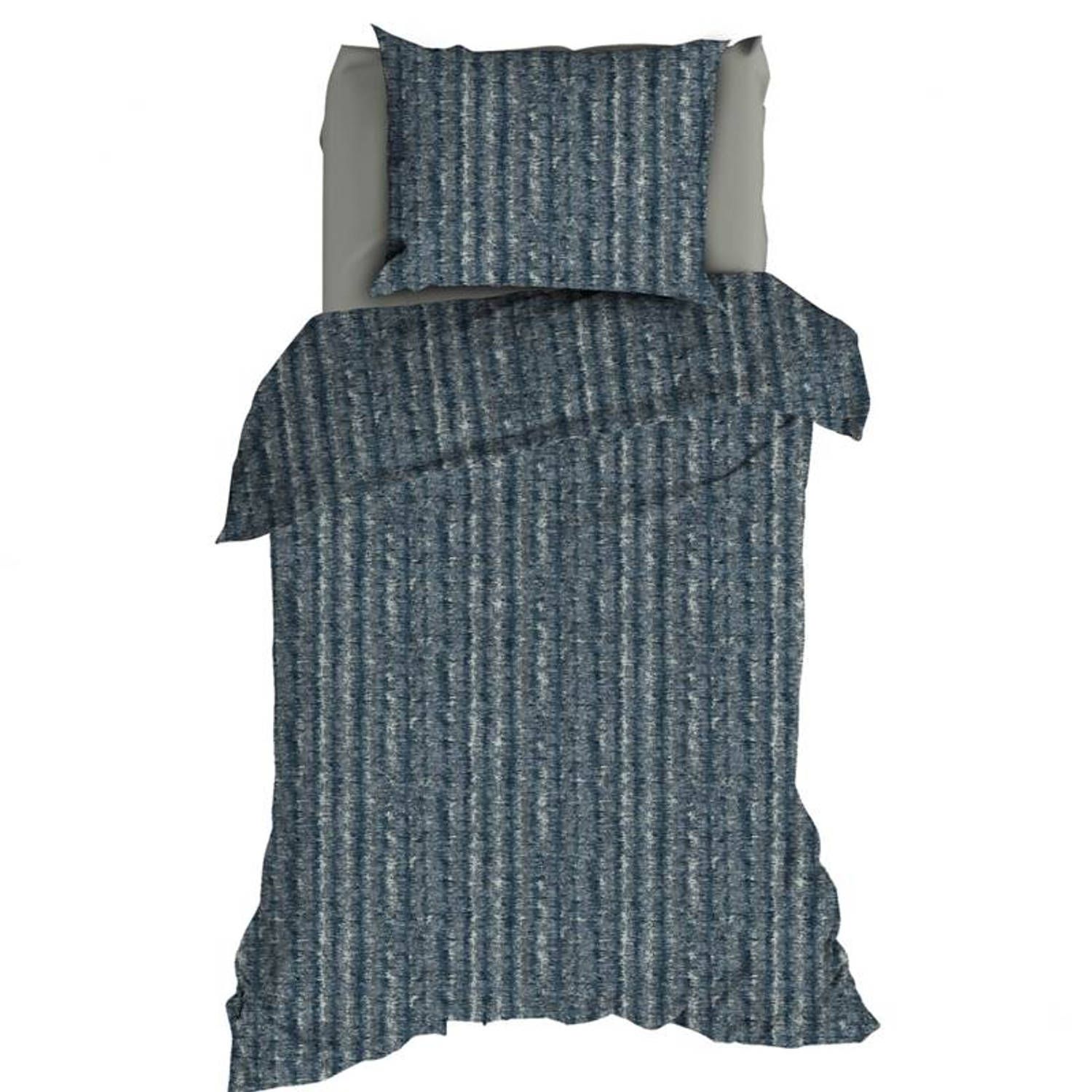 Romanette Basic Dekbedovertrek 140X200/220 Coco Blauwgrijs