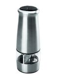Lacor Dubbele peperzout elektrische molen, roestvrij staal, zilver, 30 x 7 x 18 cm