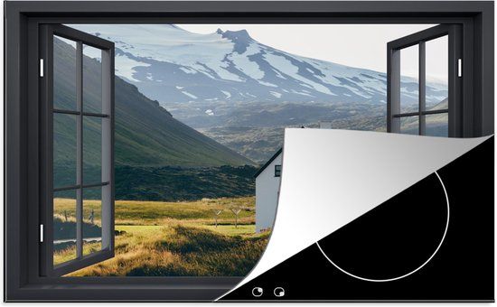 KitchenYeah® Inductie beschermer 81.6x52.7 cm - Doorkijk - Inductiebeschermer voor Inductie Kookplaat - Multicolor