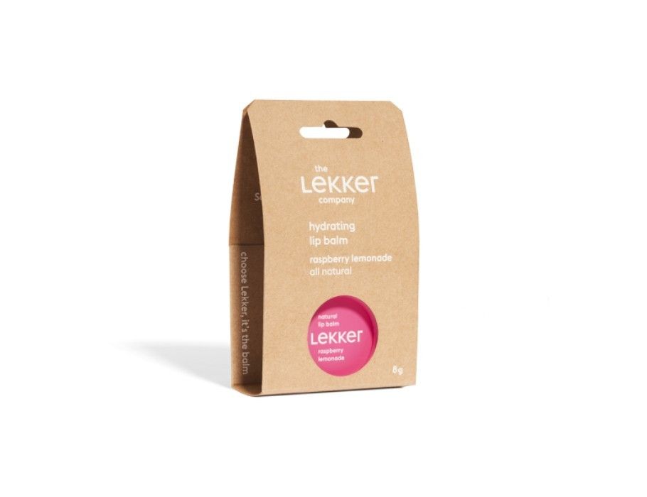 Lekker Natural Raspberry Lemonade Lip Balm