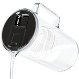Wessper Waterfilterkan met LED-indicator, 3 Liter, Zwart