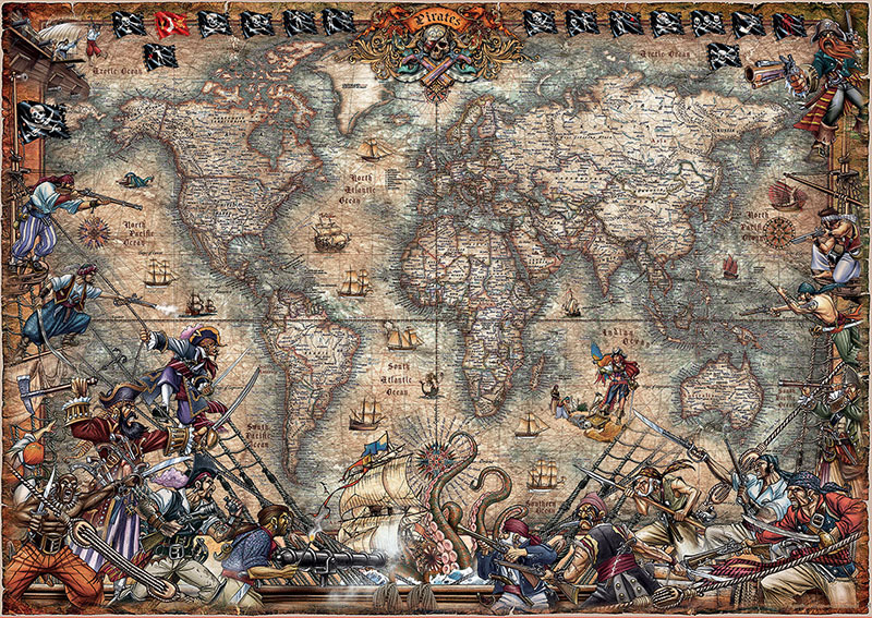Educa Pirate map - 2000