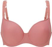 LingaDore Spacer BH - T-shirt bh - Medium ondersteuning - Met beugel - Voorgevormd - 80B - Old rose