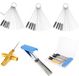 Icecat Jeu de nettoyage de carburateur, avec brosses en nylon et pointes de nettoyage