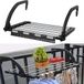 Merkloos Droogschoenenrek voor balkon en vouwraam - wandluierdroger en radiator-wasdroger - op te hangen wasrek opvouwbaar - indoor handdoekhouder - 40 cm folding wall laundry rack