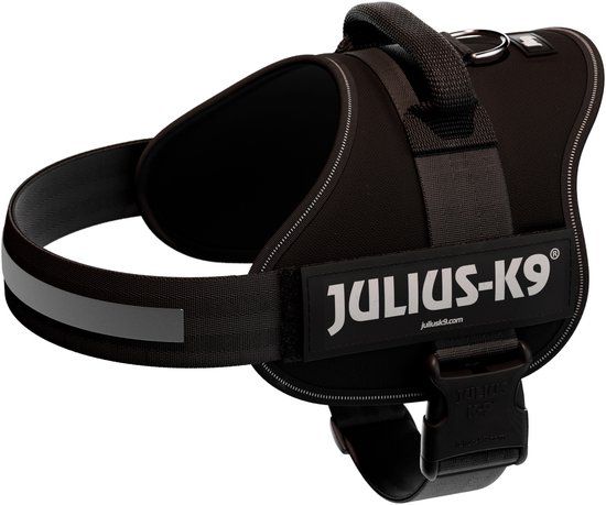 JULIUS K9 IDC Powertuig/Harnas - Maat 1/66-85cm - L - Zwart