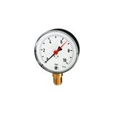 RIEGLER 101990-154 Standaard manometer, plaatstaal, G 1/2 onder, 0-2,5 bar, Ø 160, 1 stuk