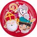 Boland - Set 10 papieren bordjes Sinterklaas - Geen thema - Sint & Piet - Pakjesavond - Wegwerpservies
