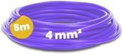 Kalitec H07V-K 4 mm² fil de câblage violet 5 mètres