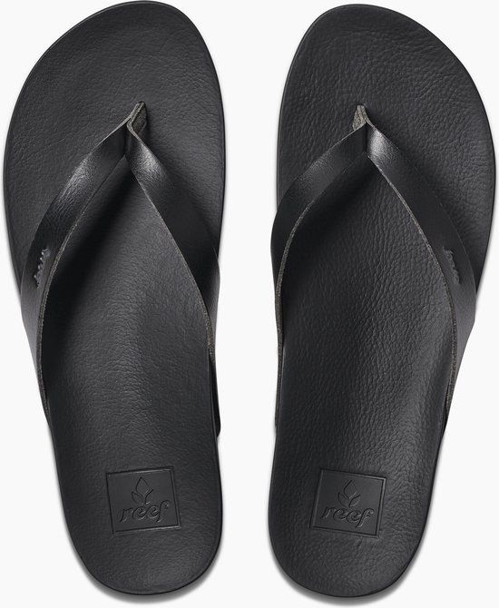 Reef Cushion Courtblack Dames Teenslippers - Zwart - Maat 36