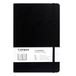 Campus Bullet Journal Notitieboek, A5, horizontaal, gelinieerd, 7 mm, hardcover, 96 vellen à 75 g, elastische sluiting, tas en bladwijzer, A5, liggend formaat, zwart
