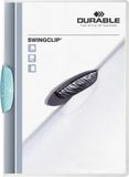 Durable Swingclip A4 klemmap transparant lichtblauw