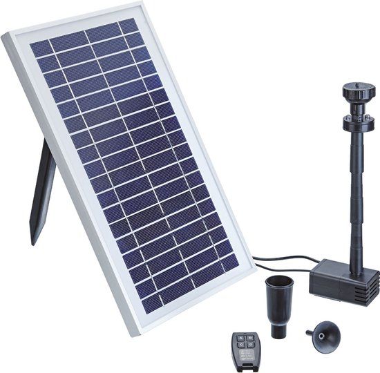 Pontec PondoSolar 600 Control - Vijverpomp - 600 l/h - Met UVC lamp