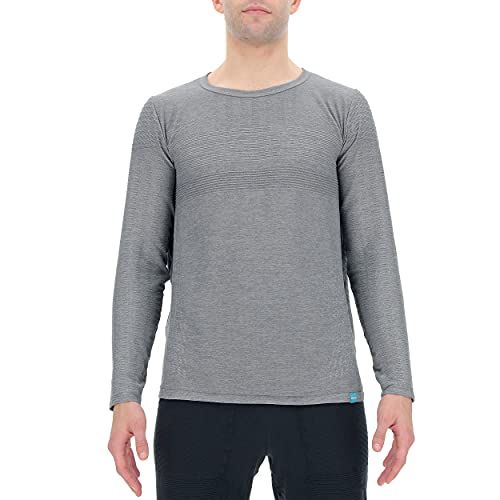 UYN Heren Natural Training T-Shirt - Grey Melange - S
