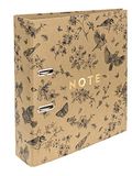 Interdruk Ordner A4 75 mm - Naturel Bruin Kraft - Birds