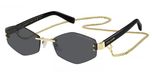 Marc Jacobs MARC 496/S AIR Gold black 2 57/18/135 WOMAN Zonnebrillen